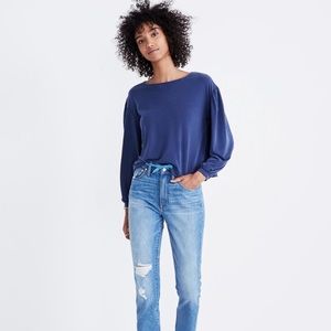 ✨Madewell Gather Sleeve Top -  Medium✨